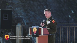 Brig. Gen. Christopher B. Creaghe assumption of command speech