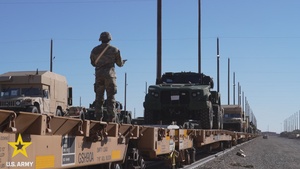 1st Armored Division Sustainment Brigade conducts rail operations