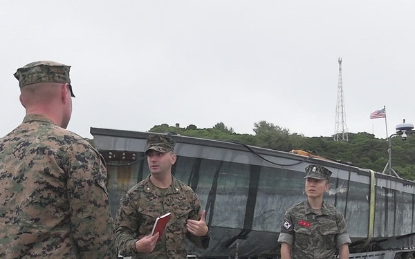 12th LLB Hosts a Key Leader Engagement for ROK Marine Corps