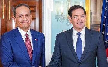 Secretary Rubio meets with Qatari Prime Minister and Foreign Minister Mohammed bin Abdulrahman Al Thani