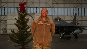 Airman Hardy, holiday greeting