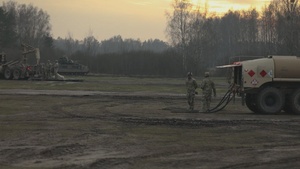 First Team Soldiers conduct resupply operations in preparation for urban operations