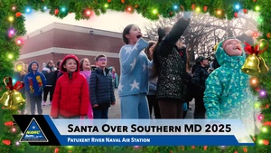 Santa Over Southern Maryland 2025
