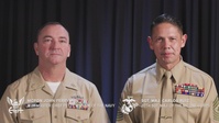 Sgt. Maj. Ruiz and MCPON Perryman 2026 Active Duty Fund Drive Announcement