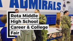 Rota Engages Future Leaders at DODEA Career & College Fair