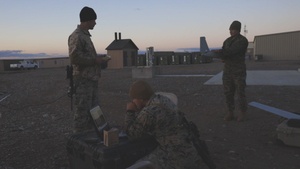 BRoll: SK25 1st ANGLICO Marines operate an RQ-20B Puma