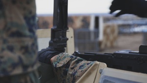 BRoll: SK25 1st ANGLICO Marines conduct a machine gun range and simulated mass casualty drills