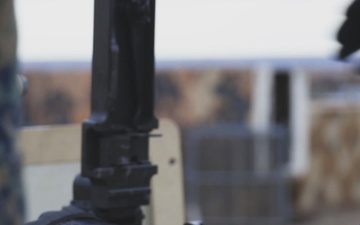 BRoll: SK25 1st ANGLICO Marines conduct a machine gun range and simulated mass casualty drills