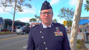 SBD3 commander joins the El Segundo holiday parade (SBD3-TV)