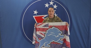 Staff Sgt. Maas - Detroit Lions Shoutout