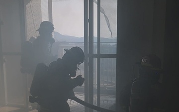 CNRJ Fire Department Sasebo Joint Fire Drill