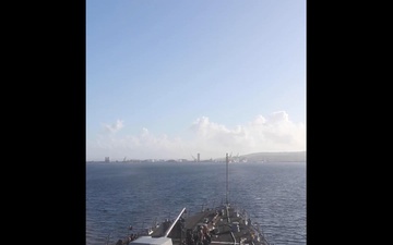 USS Frank E. Petersen Jr. arrives in Guam