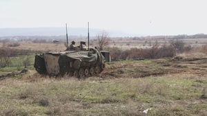 1st Infantry Division Conducts Mortar Training at Novo Selo Training Area, Bulgaria (B-Roll)