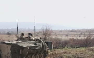 1st Infantry Division Conducts Mortar Training at Novo Selo Training Area, Bulgaria (B-Roll)