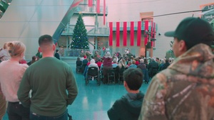 Quantico Marine Brass Band Perform at the National Museum of the Marine Corps B-Roll