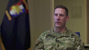 Interview: US Army Command Sgt. Maj. Chad B. Harness discusses Company Commander, First Sergeant Pre-Command Course