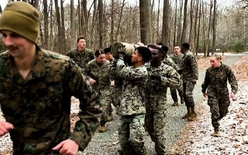 MCB Quantico Corporals Course 1-26 Middle of Montford Point Challenge B-Roll