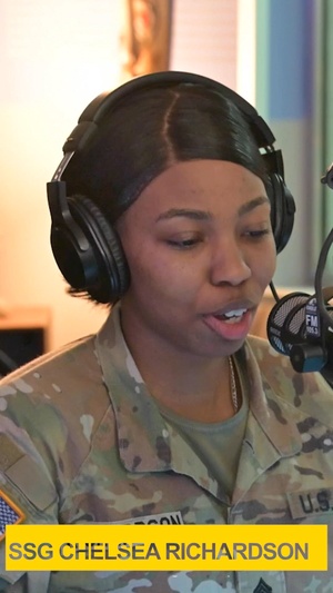 Interview: US Army Staff Sgt. Chelsea Richardson discusses NCO induction ceremony (Social Media 9:16)