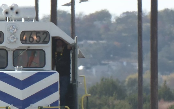 III Armored Corp and Fort Hood receive new electric locomotive