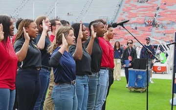 Auburn University Oath of Enlistment Ceremony