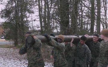 MCB Quantico Corporals Course 1-26 Beginning and End of Montford Point Challenge B-Roll