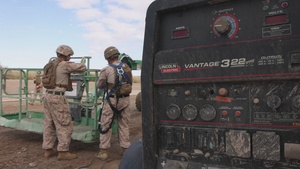JTF-SB Marines continue to reinforce the southern border barrier (B-Roll)