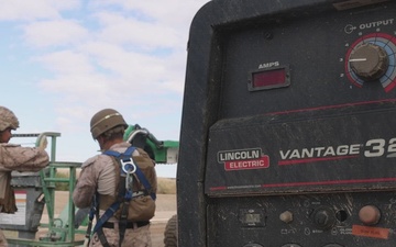 JTF-SB Marines continue to reinforce the southern border barrier (B-Roll)