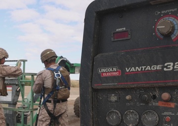JTF-SB Marines continue to reinforce the southern border barrier (B-Roll)