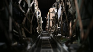 C-17 lands in Aguadilla carrying cargo and Guardians