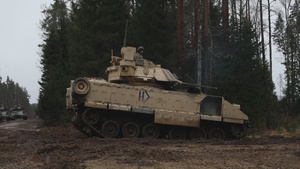 6-9 Cavalry Division M2A4 Bradley Gunnery Range