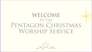 Hegseth Hosts Christmas Worship Service