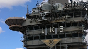 Ike Conducts Planned Incremental Availability maintenance period