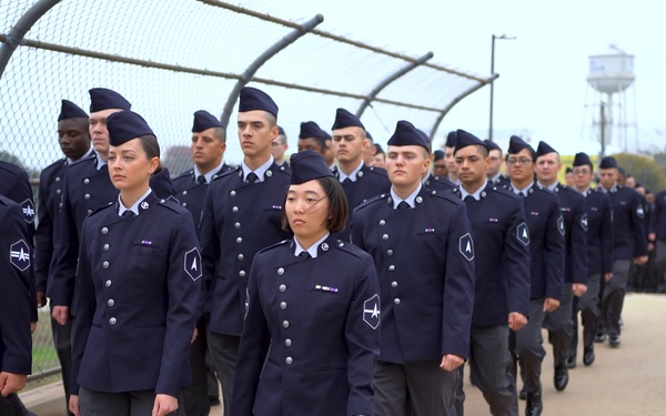Guardians Graduate Basic Military Training in Space Force Service Dress