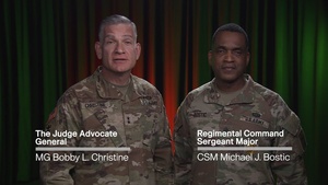 U.S. Army JAG Corps Holiday Message