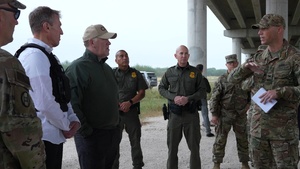 B-ROLL - CBP COMMISSIONER SCOTT ACCOMPANIES BORDER CZAR HOMAN TO THE RIO GRANDE VALLEY, TX
