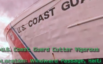 Coast Guard Cutter Vigorous conducts counter-migration patrol in the Windward Passage