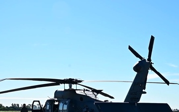 Steel Knight 25 BRoll: HH60W Jolly Green II prep for flight