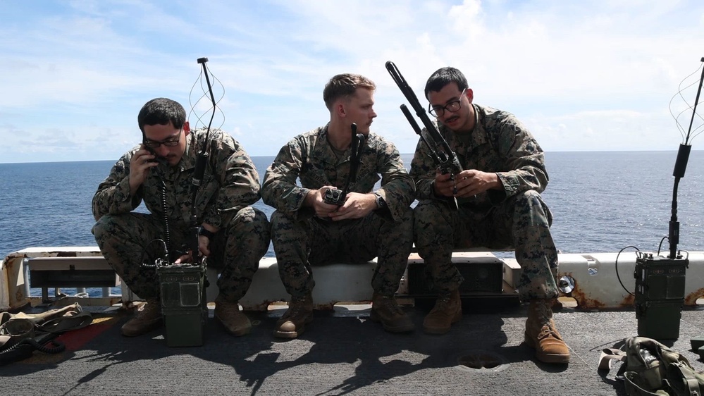 DVIDS - Video - 22nd MEU(SOC) | Communications Check aboard USS Iwo ...