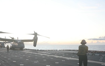 USS Tripoli Conducts Flight Operations