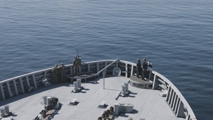 22nd MEU(SOC) | USS Fort Lauderdale Conducts a Strait Transit