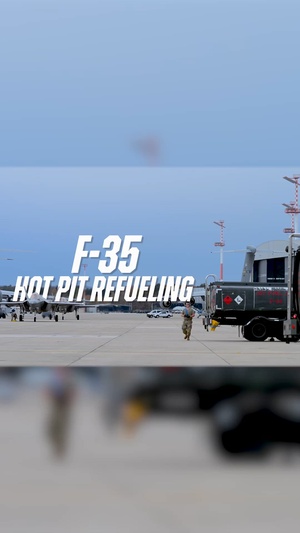 48th Fighter Wing F-35A hot pit refueling