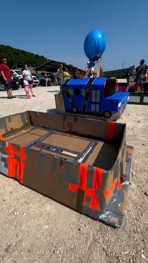 Fort Leonard Wood Moral Welfare and Recreation Cardboard Boat Race (Vertical)