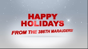 Santa Visits the 386th AEW