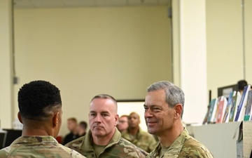 CSAF and CMSAF visit 332 AEW for the holidays