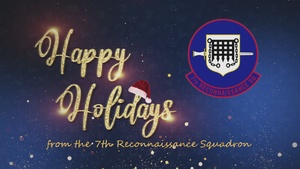 Holiday Greetings from the 7th Reconnaissance Squadron