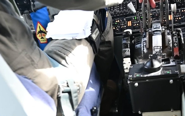 465th Air Refueling Wing and U.S. Air Force Thunderbirds aerial refueling operations b-roll package