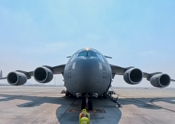 16th EAS conducts a cargo mission within CENTCOM