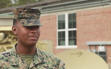 Lance Cpl. Warren Saunders Interview: Commercial Satellite Communication Operator Course