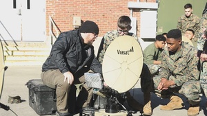 U.S. Marine Corps Satellite Transmissions System Operators Test-Out on Various Satellite Communication Systems