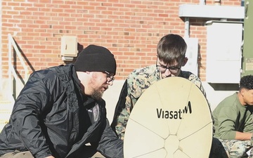 U.S. Marine Corps Satellite Transmissions System Operators Test-Out on Various Satellite Communication Systems